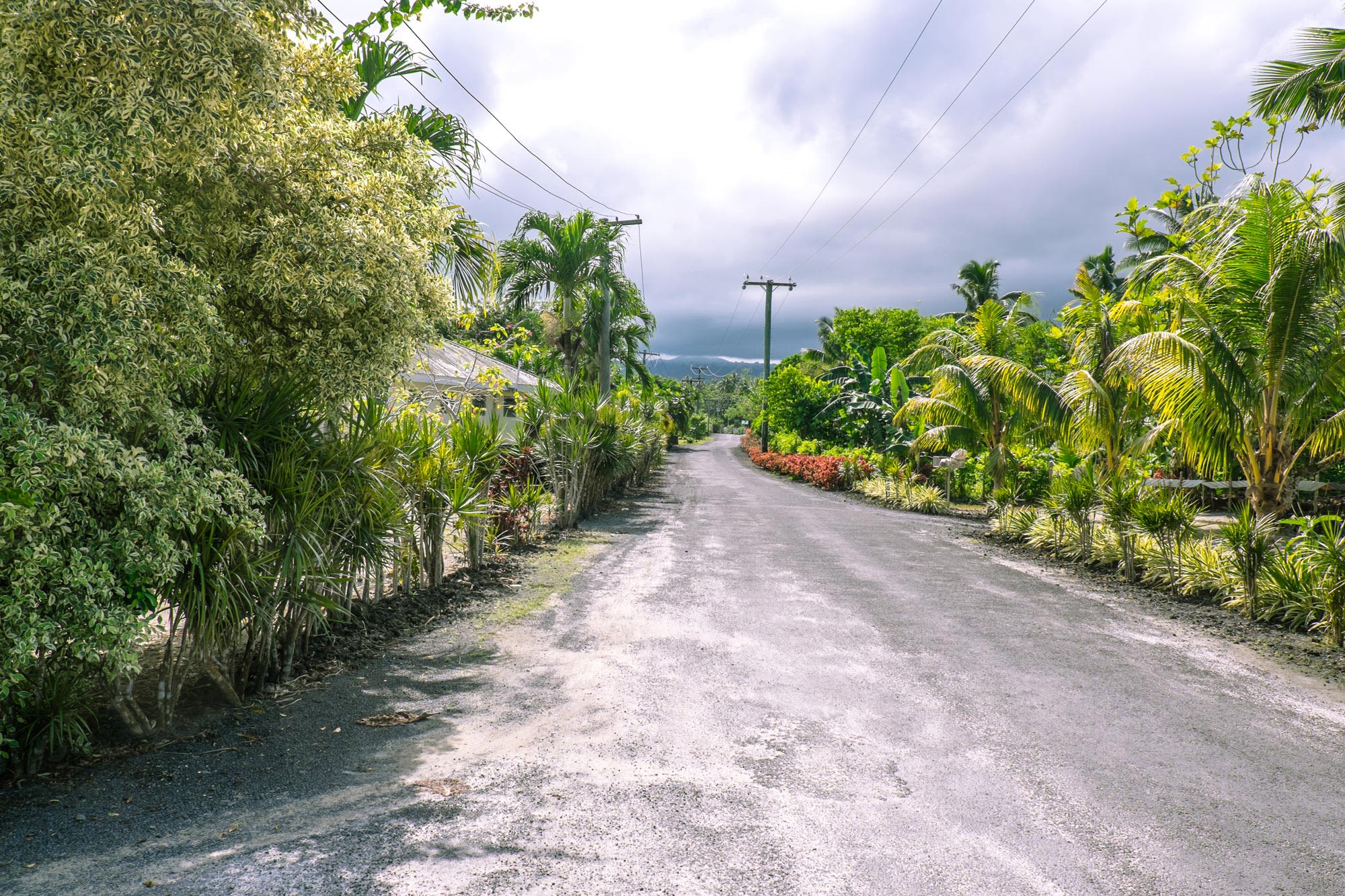 Regional road in Samoa