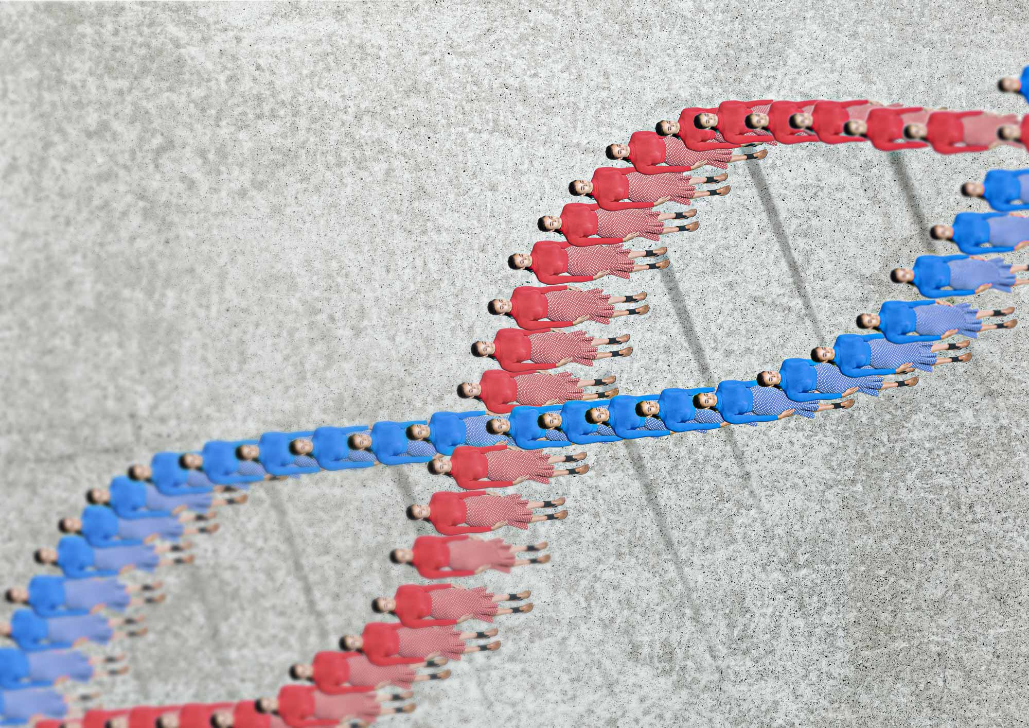 Abstract image of DNA