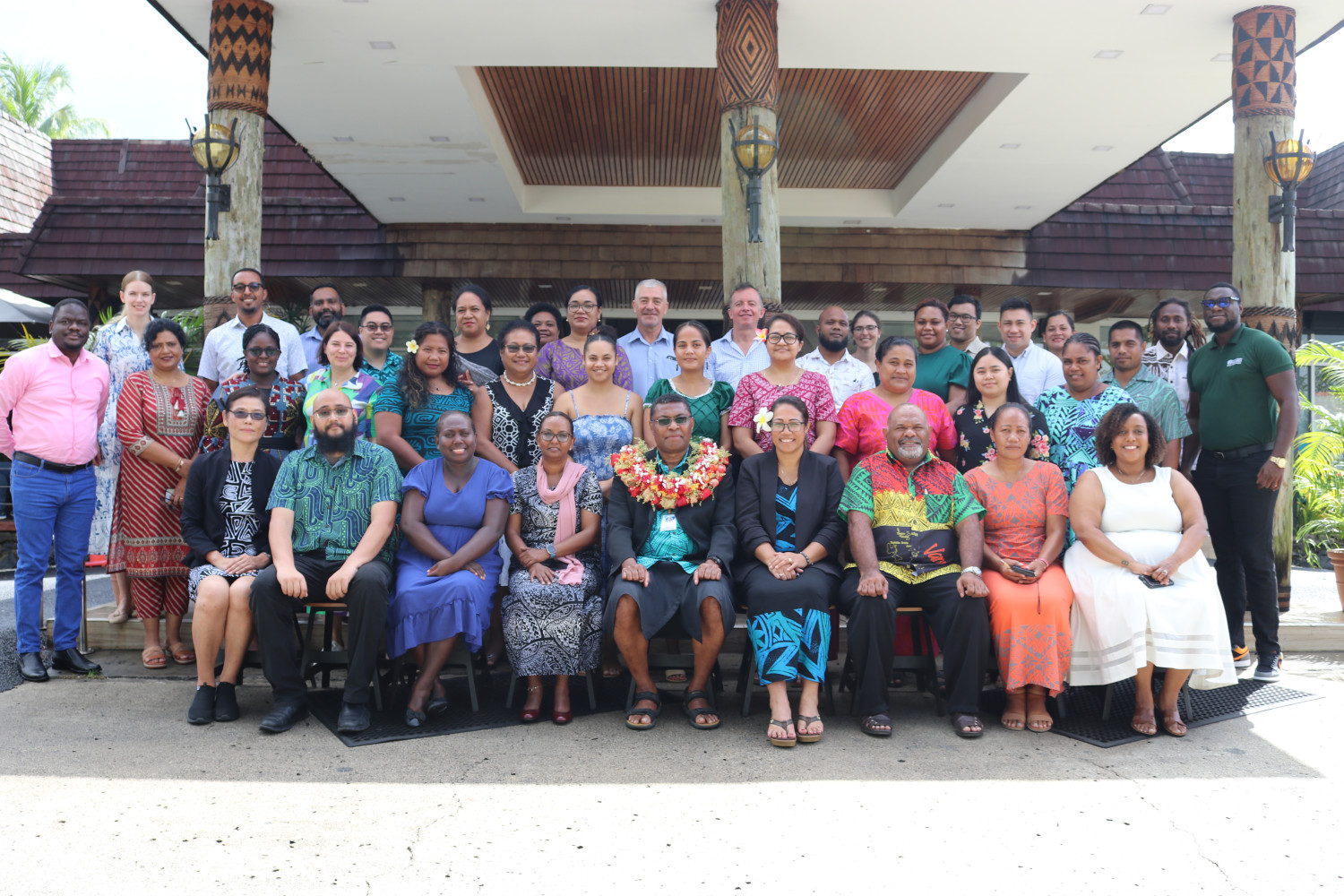 Delegates with the chief guest, Dr Jemesa Tudravu, Permanent Secretary of Health, Fiji. 