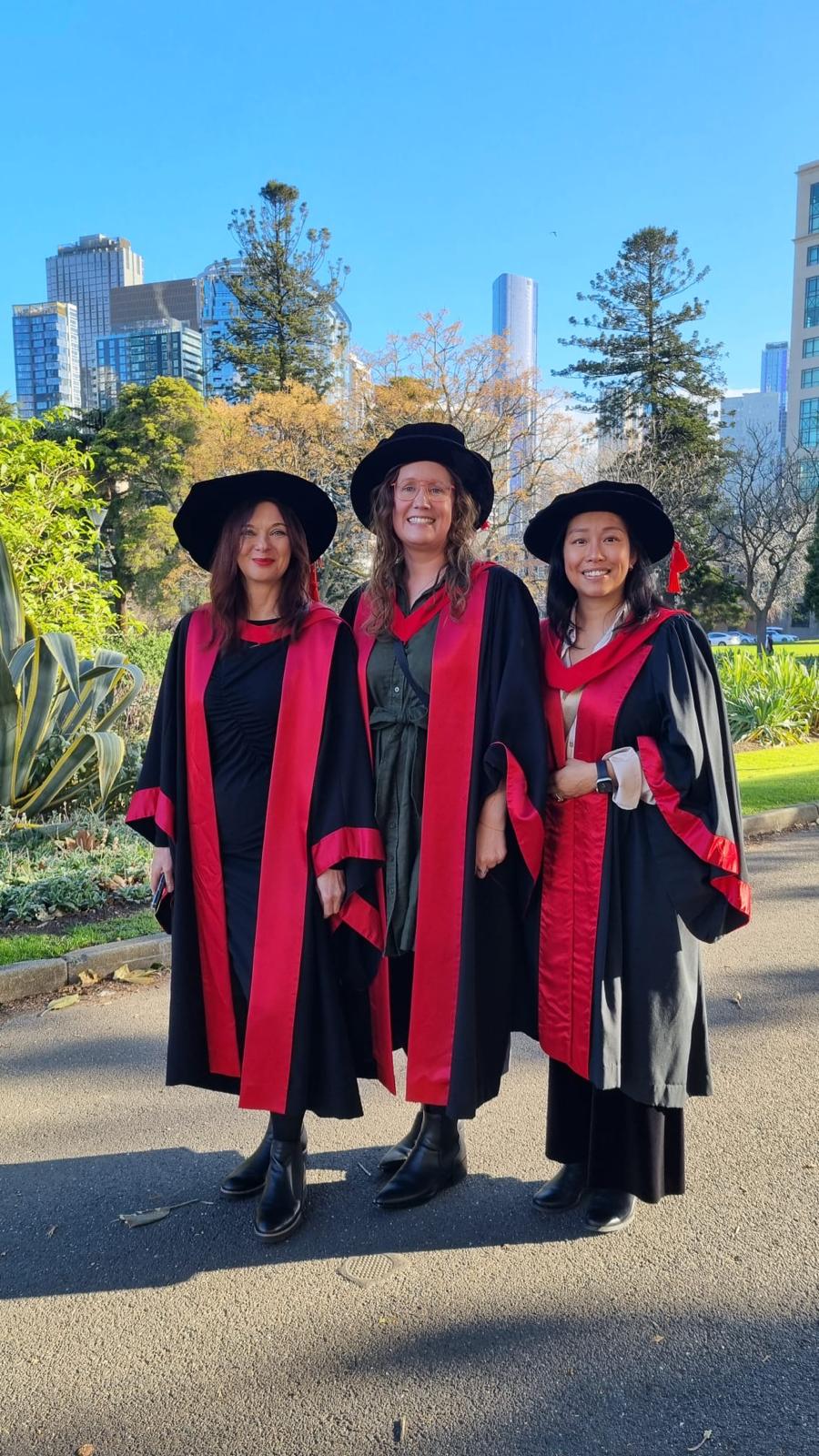 The Corona Queens (L-R) Professor Katherine Kedzierska, Dr Louise Rowntree & Dr Oanh Nguyen